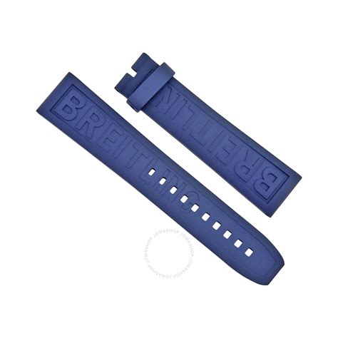 breitling 20mm rubber replacement bands|breitling 20mm rubber strap blue.